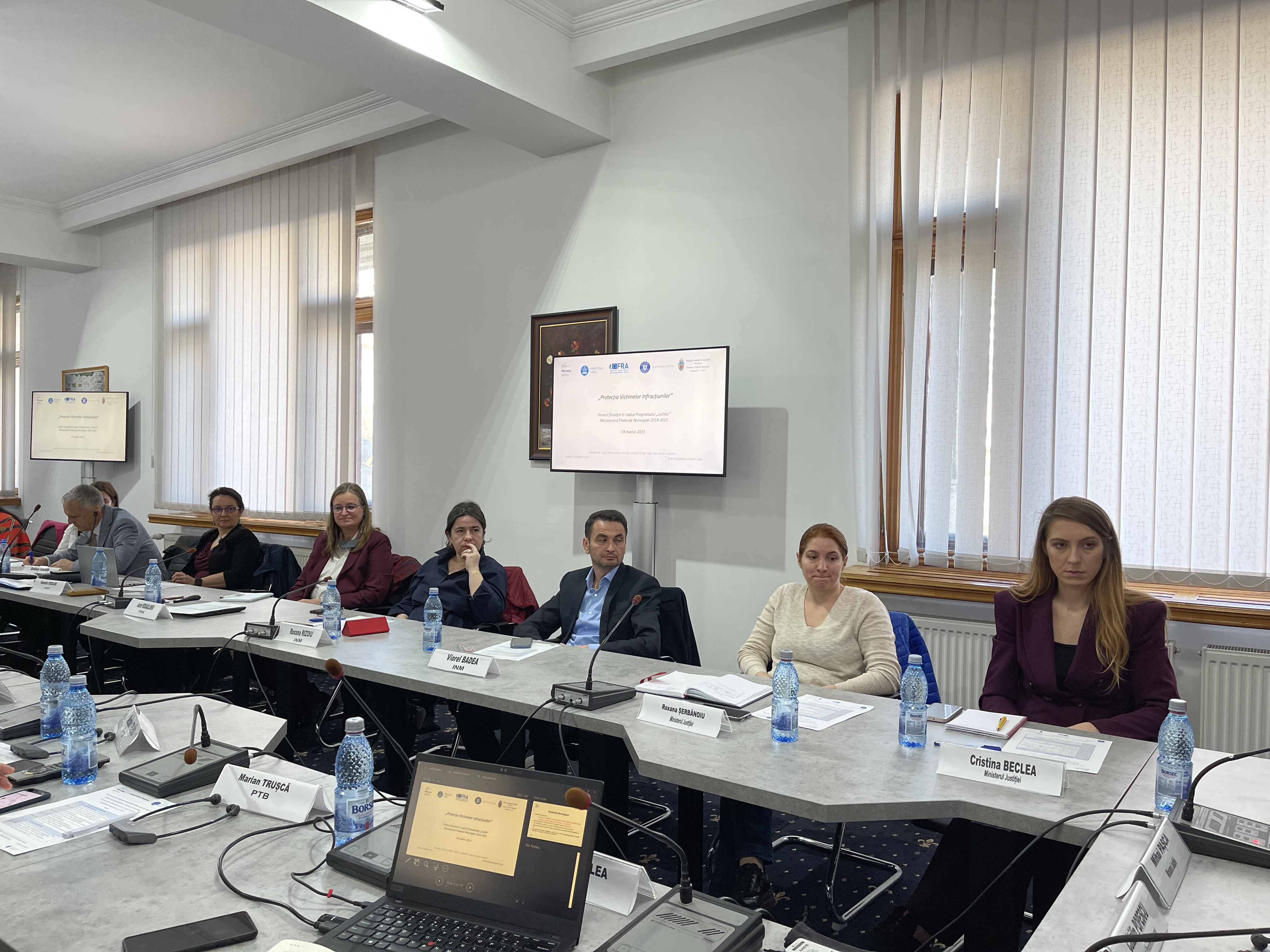 Prima întâlnire a Grupului de lucru inter-instituțional privind protecția victimelor minore ale infracțiunilor (14 martie 2023)