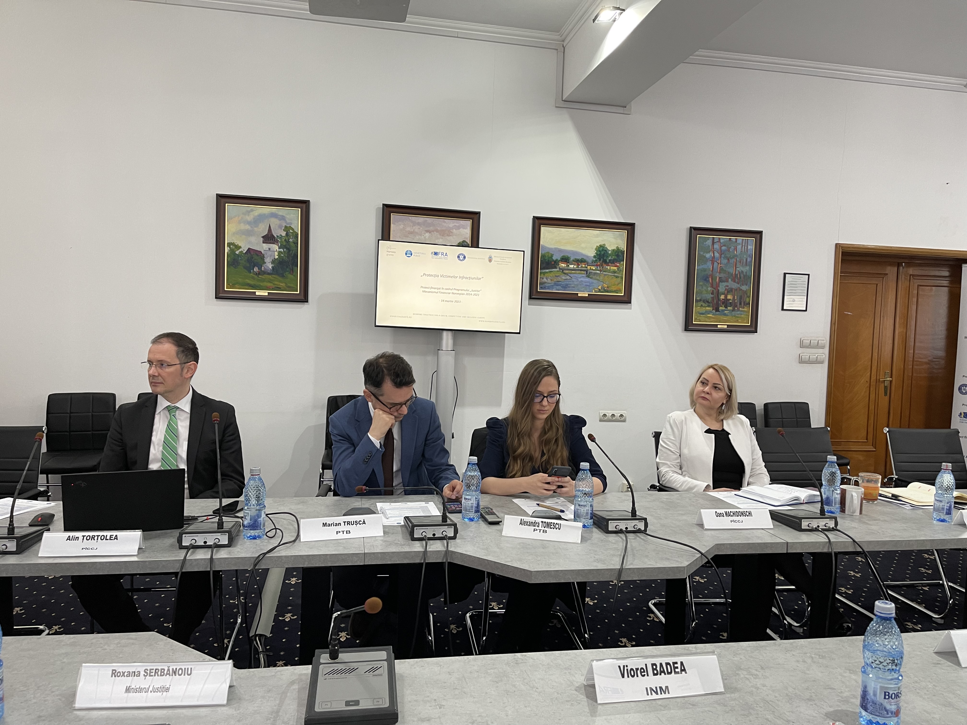 Prima întâlnire a Grupului de lucru inter-instituțional privind protecția victimelor minore ale infracțiunilor (14 martie 2023)