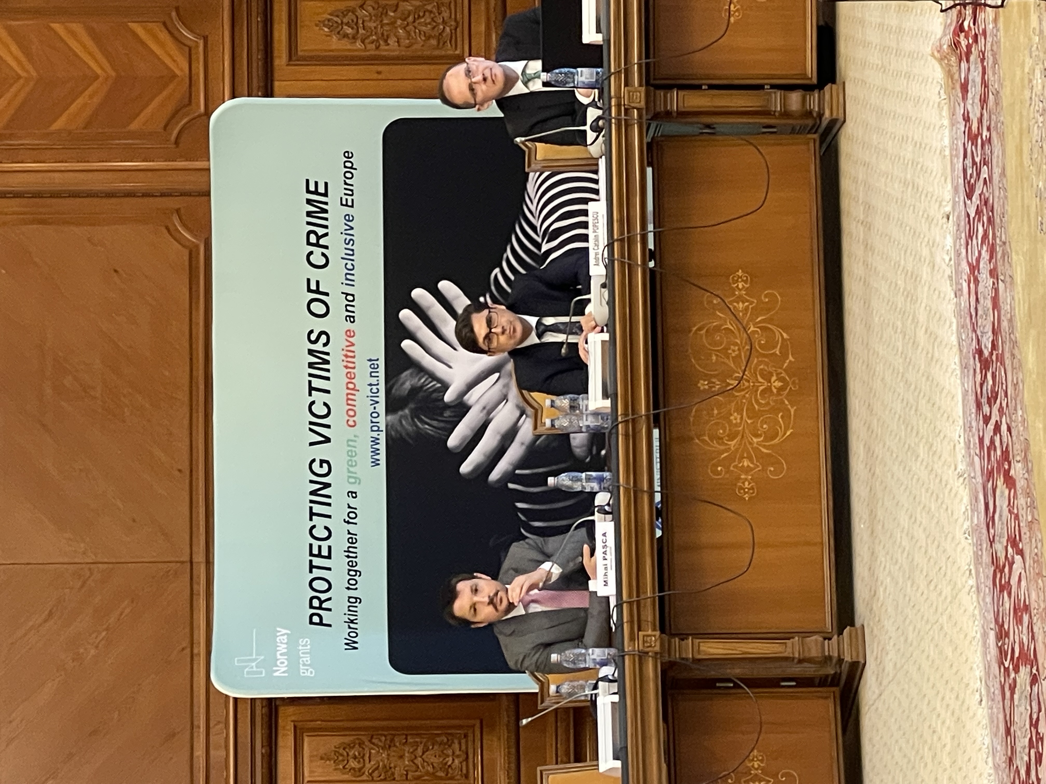 Conferința de progres a proiectului Protecția victimelor infracțiunilor (12 iunie 2023, Sala Drepturilor Omului - Palatul Parlamentului, București)