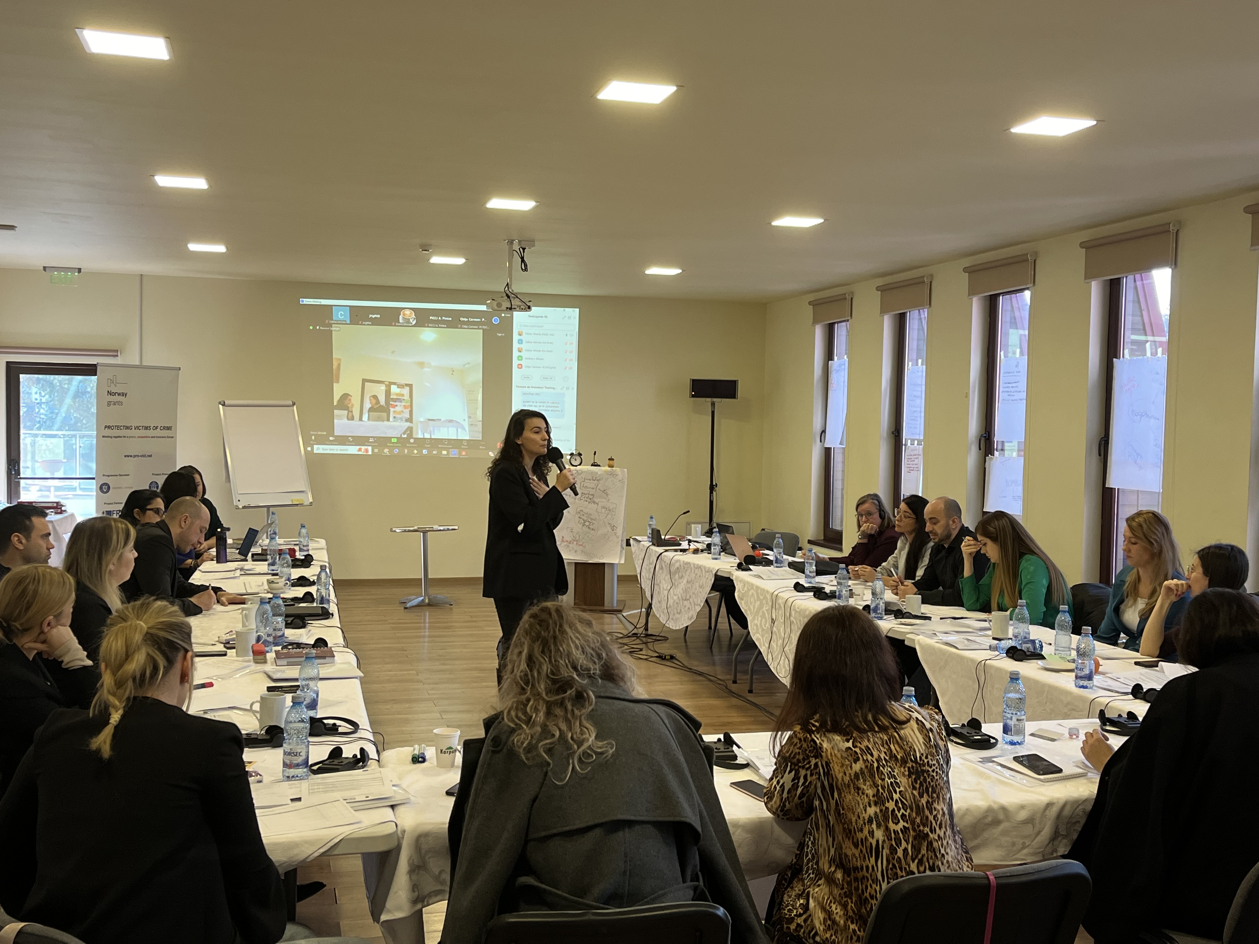 Prima sesiune de formare de formatori în domeniul „Copiii - victime ale infracţiunilor”, Predeal, 7 – 9 februarie 2024