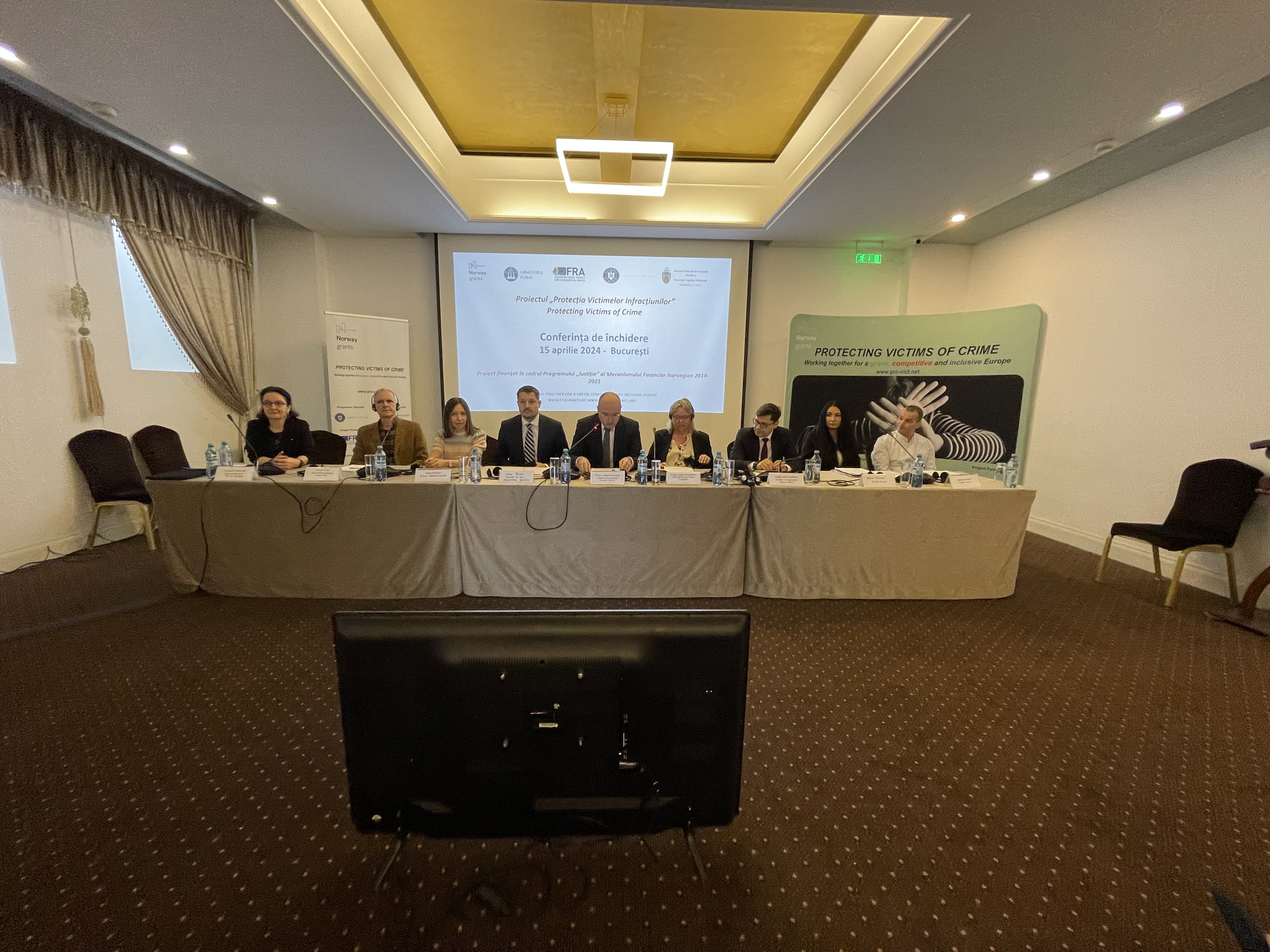 Conferința finală a proiectului „Protecția victimelor infracțiunilor”, București, 15 aprilie 2024